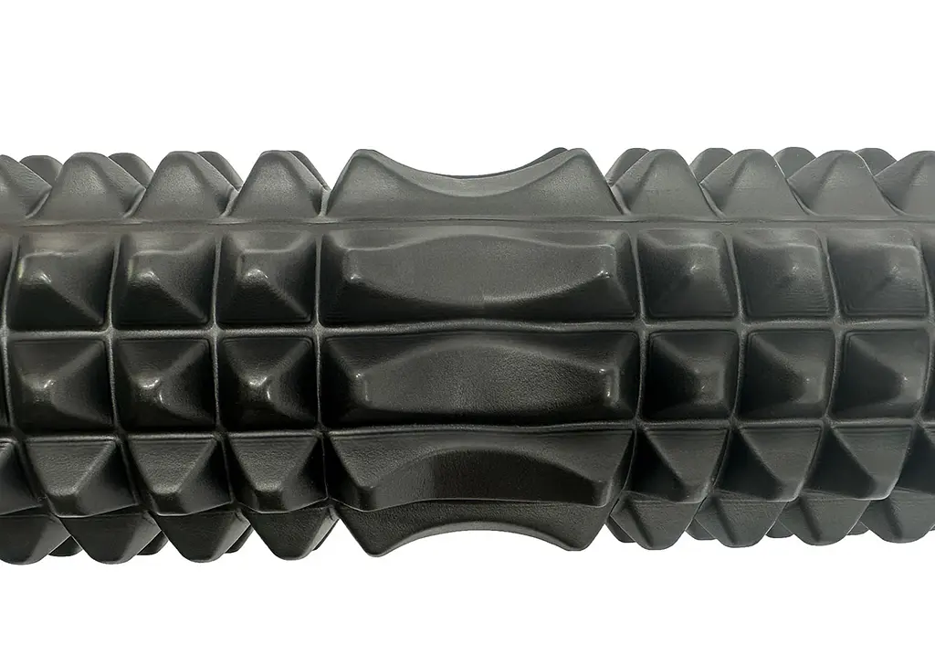 Масажний ролик EasyFit Grid Roller 33 см v.1.2 Чорний (EF-2022-BK) - фото 3
