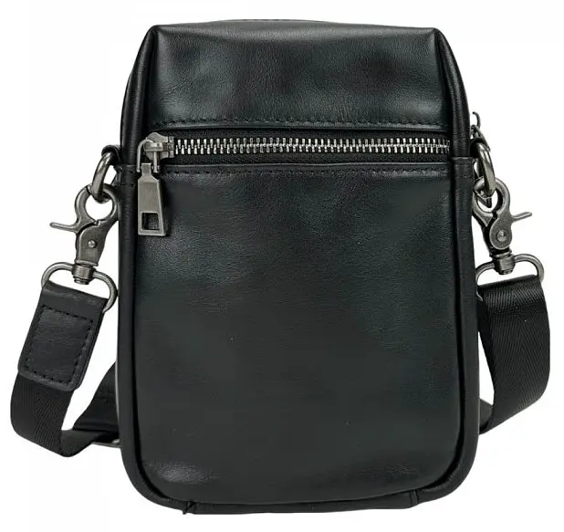Мужская небольшая кожаная сумка TIDING BAG sum0027166 - фото 2