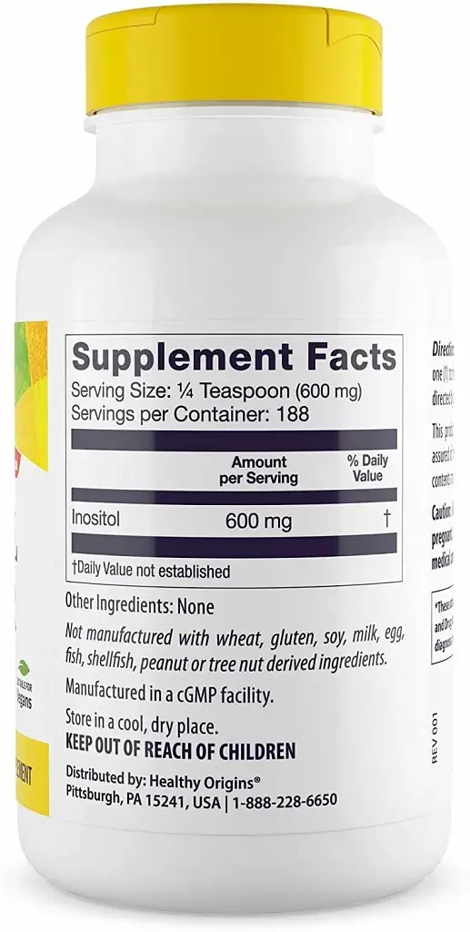 Інозітол Healthy Origin Inositol Powder 113.4 г - фото 2