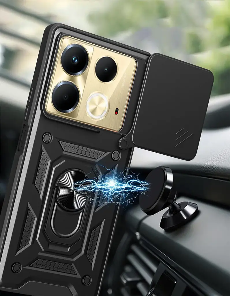 Панель BeCover Military для Infinix Note 40 (X6853) Black (712159) - фото 3