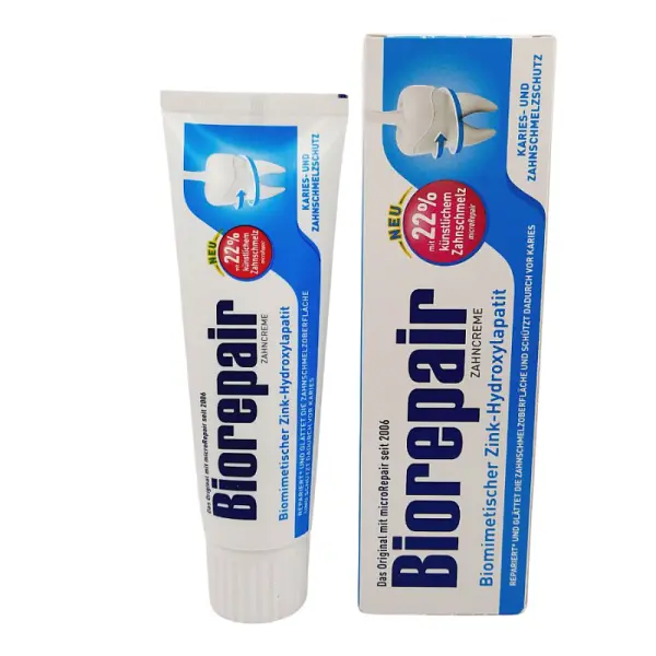 Зубная паста Biorepair Абсолютная защита и восстановление Адвансет, 22% HA, Максимальное укрепление эмали, 75 мл - фото 2