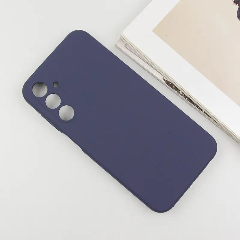 Чохол Lakshmi Silicone Cover Full Camera (AAA) для Samsung Galaxy S25+ Темно-синій / Midnight blue - фото 6