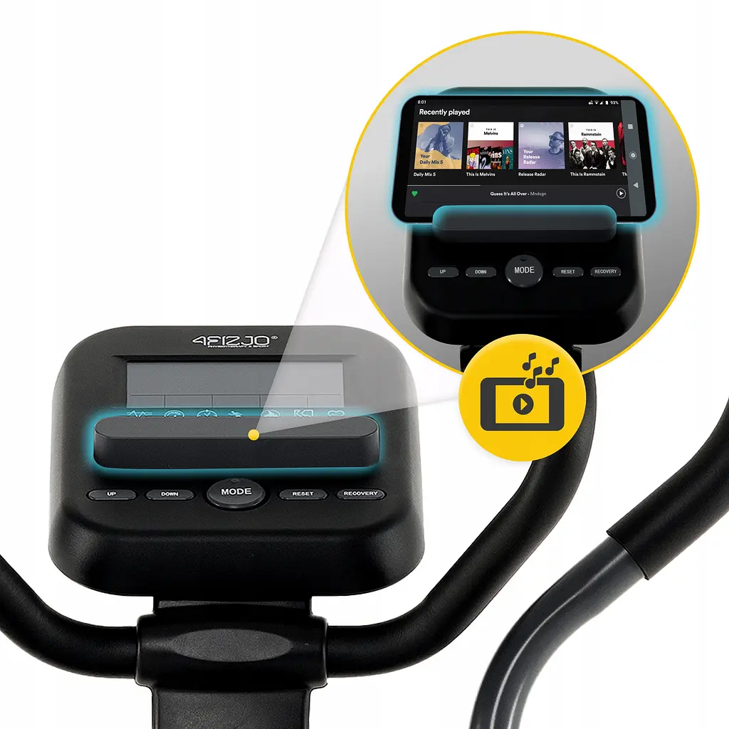 Орбитрек магнитный 4FIZJO Pro+ Black/Blue (P-5905973401678) - фото 4