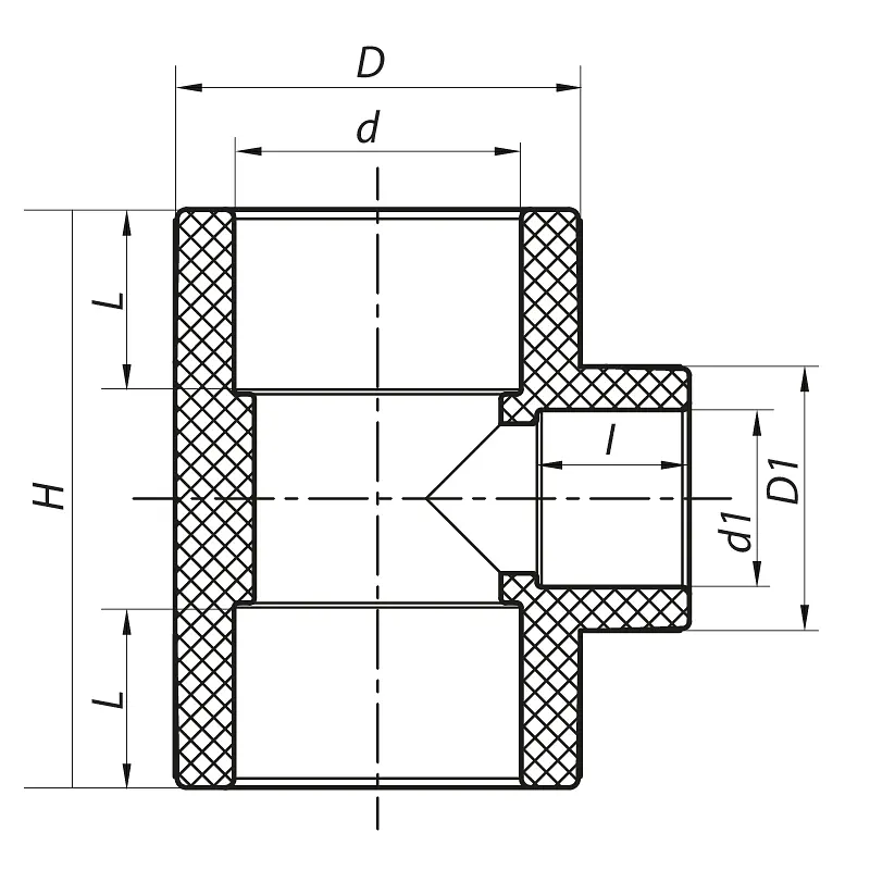 Трійник редукційний Koer 63x25x63 PPR K0052.Pro KP0061 - фото 2