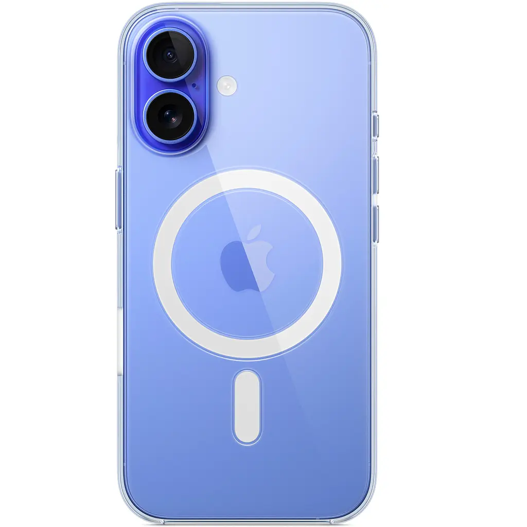 Чехол Clear Case with MagSafe для Apple iPhone 16 Plus Transparent AA [115335] - фото 3