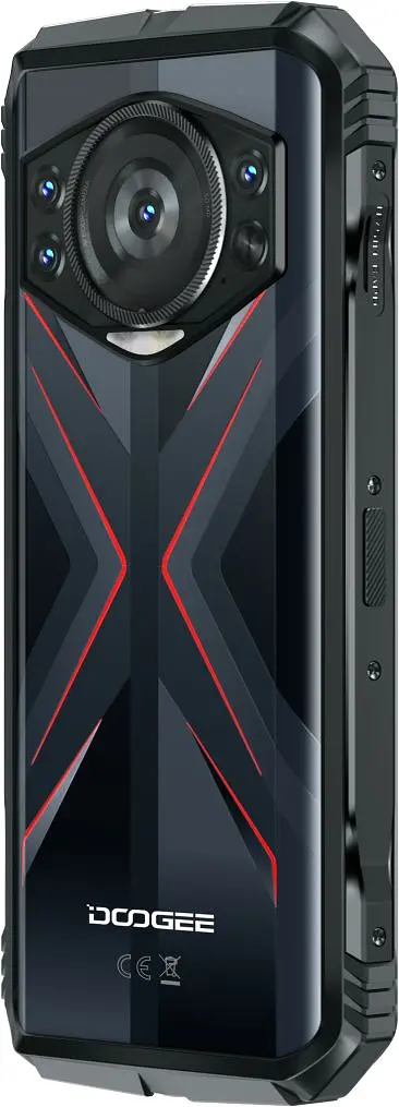 Смартфон Doogee S118 658" 8/512ГБ 2SIM 10800мА/рік чорно-червоний - фото 6