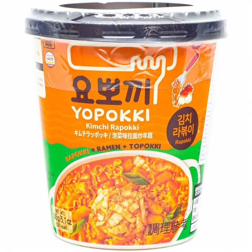 Рапоккі Кімчі Yopokki у склянці 145 г