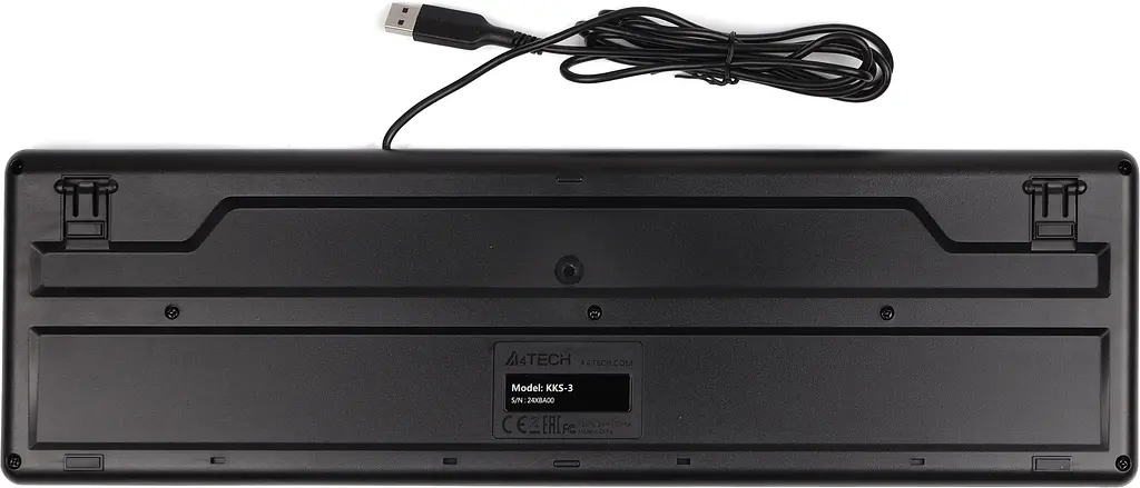 Клавіатура A4Tech KKS-3 USB black - фото 4
