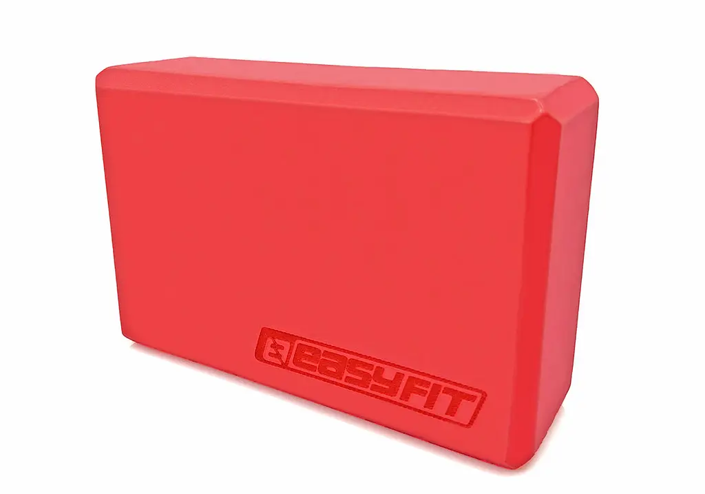 Блок для йоги EasyFit EVA Червоний (EF-1818-R) - фото 4