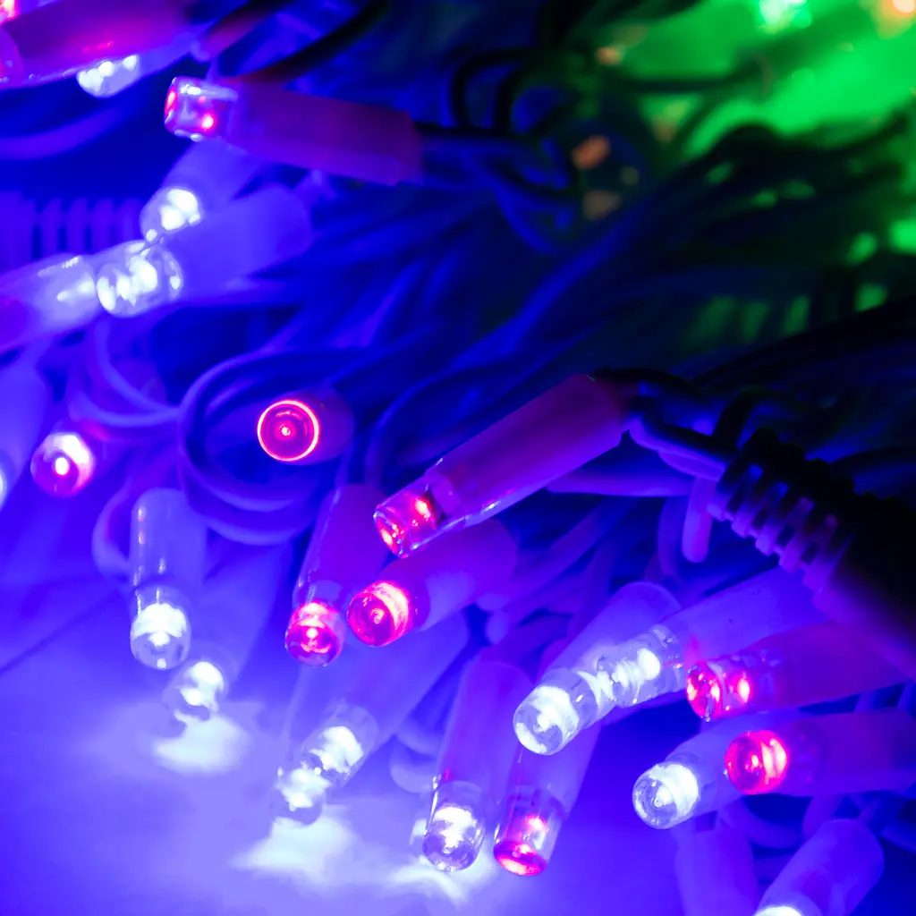 Светодиодная новогодняя гирлянда Line M-1, 11 м, 90 LED, разноцветное свечение, 220V, для ёлки и окна - фото 8