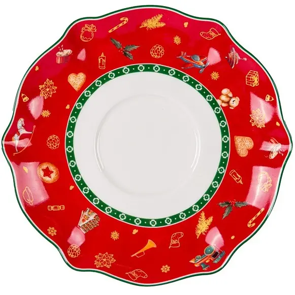 Чайний набір Lefard Christmas Delight, 250 мл, білий з червоним (985-143) - фото 3