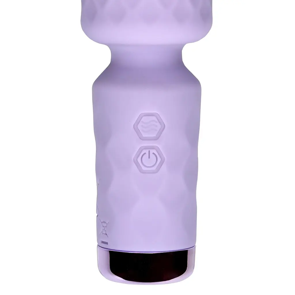 Міні-вібратор Loveline Mini Wand, 11.4 см (фіолетовий) - фото 3
