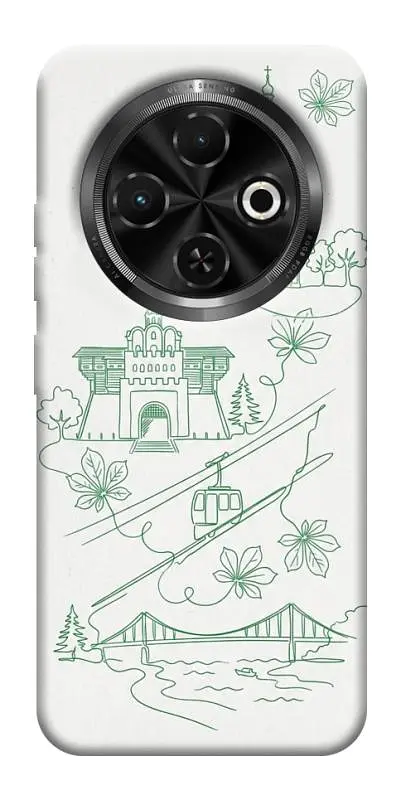 TPU чохол Demsky Heart of Kyiv для TECNO Spark 30C