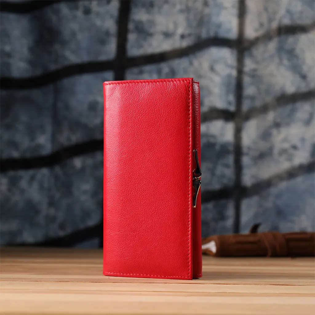 Гаманець для жінок із монетницею з натуральної шкіри. ST Leather 18.5х9х3 см acs0029700 - фото 10