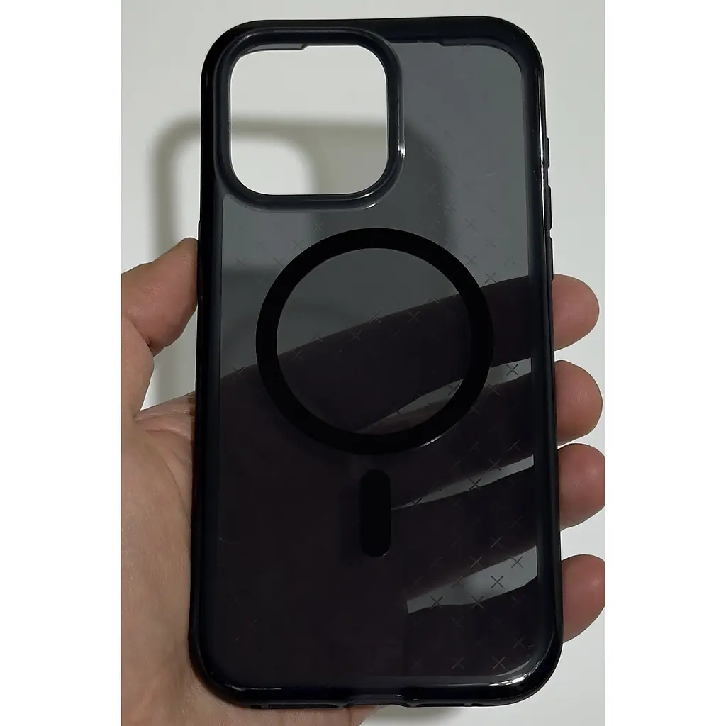 Оригінальний протиударний чохол Tech21 Evo Check MagSafe для Iphone 15 Pro Max (6.7") Smokey Black - фото 10