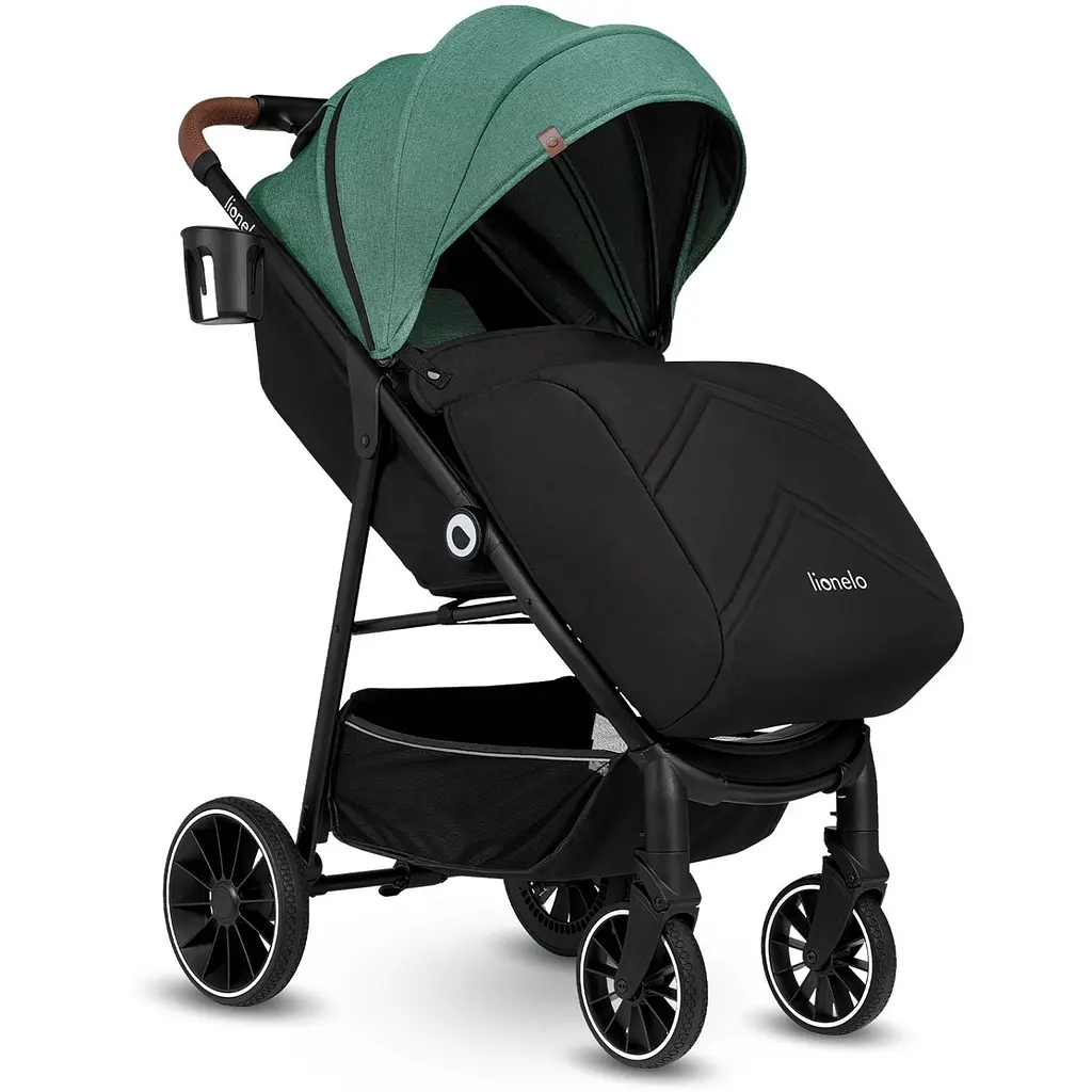 Прогулянкова коляска Lionelo Alexia Green Forest, зелено-чорна (LO-ALEXIA GREEN FOREST) - фото 5