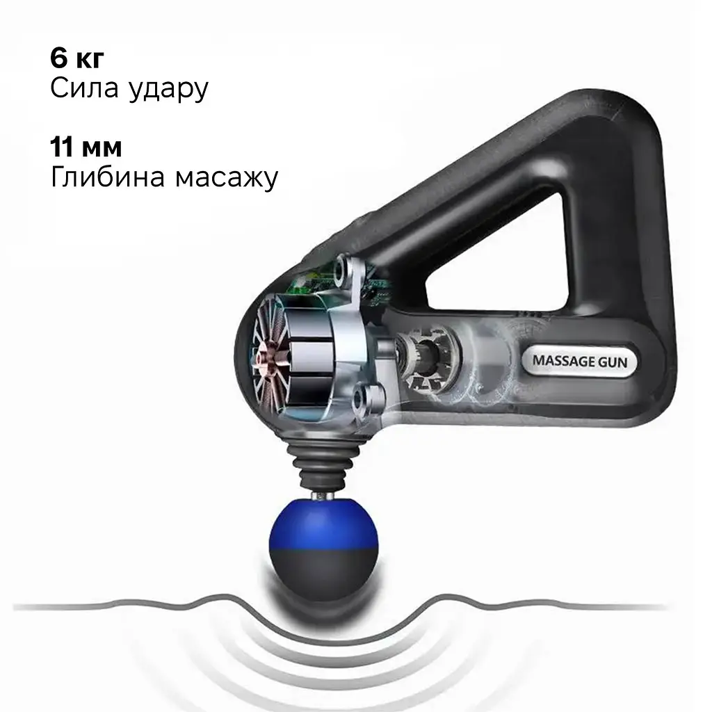Масажер перкусійний Inspire SL-8890 Чорний - фото 3