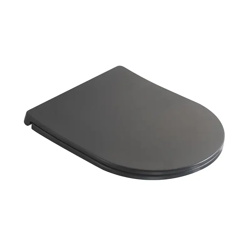 Сидіння-кришка для унітазу Mixxus Premium Seat Cover Ellipse-Topper-2002 425x360x25mm дюропласт gray MP6684, Графит