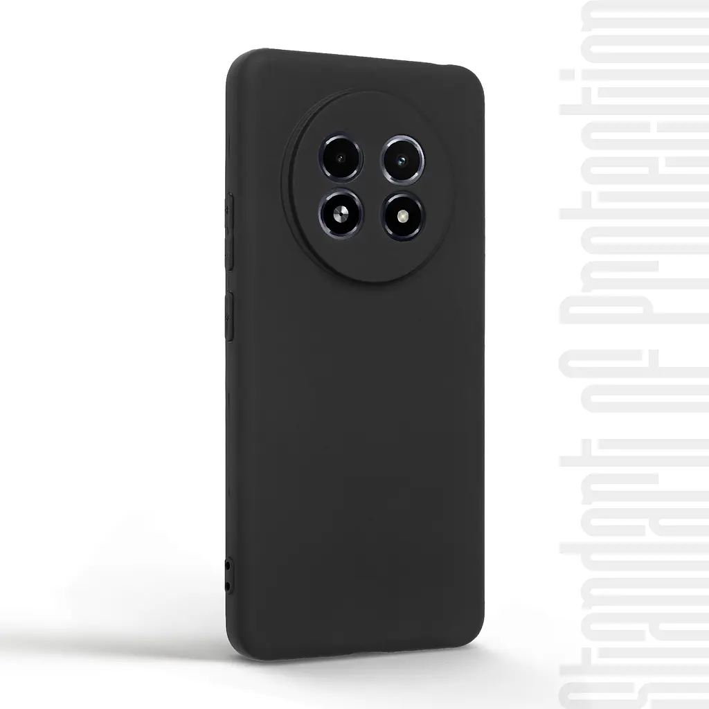 Чехол-накладка для смартфона Realme 13+ 5G, противоударный, силиконовый, термополиуретановый (ТПУ), с защитой камеры и корпуса, черный, защита всего корпуса, ArmorStandart (ARM80562) - фото 2