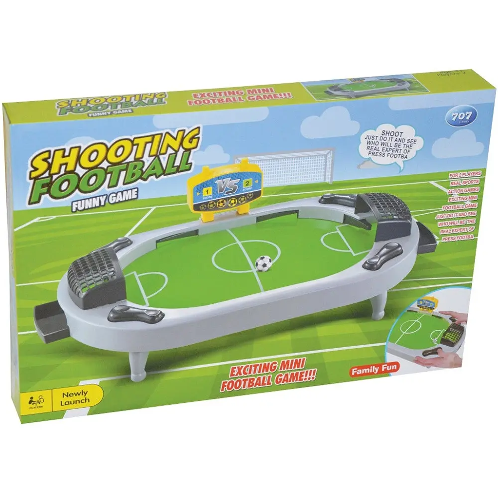 Настільний футбол Shooting Football міні, гра для двох дітей, механічне управління, ігровий набір футбол - фото 8