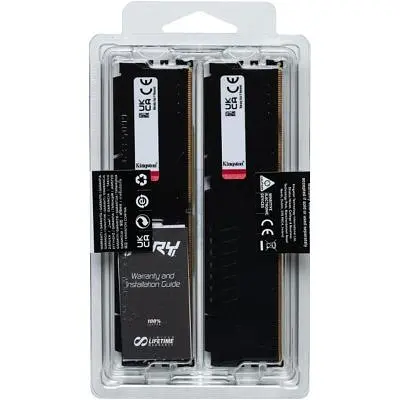 Модуль памяти для компьютера DDR5 64GB (2x32GB) 5600 MHz Fury Beast Black Kingston Fury (ex.HyperX) (KF556C36BBE2K2-64) - фото 6