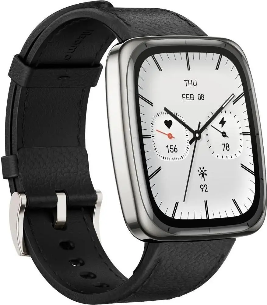 Смарт-годинник Amazfit Active 2 Square Black Leather (W2440GL3N) - фото 3