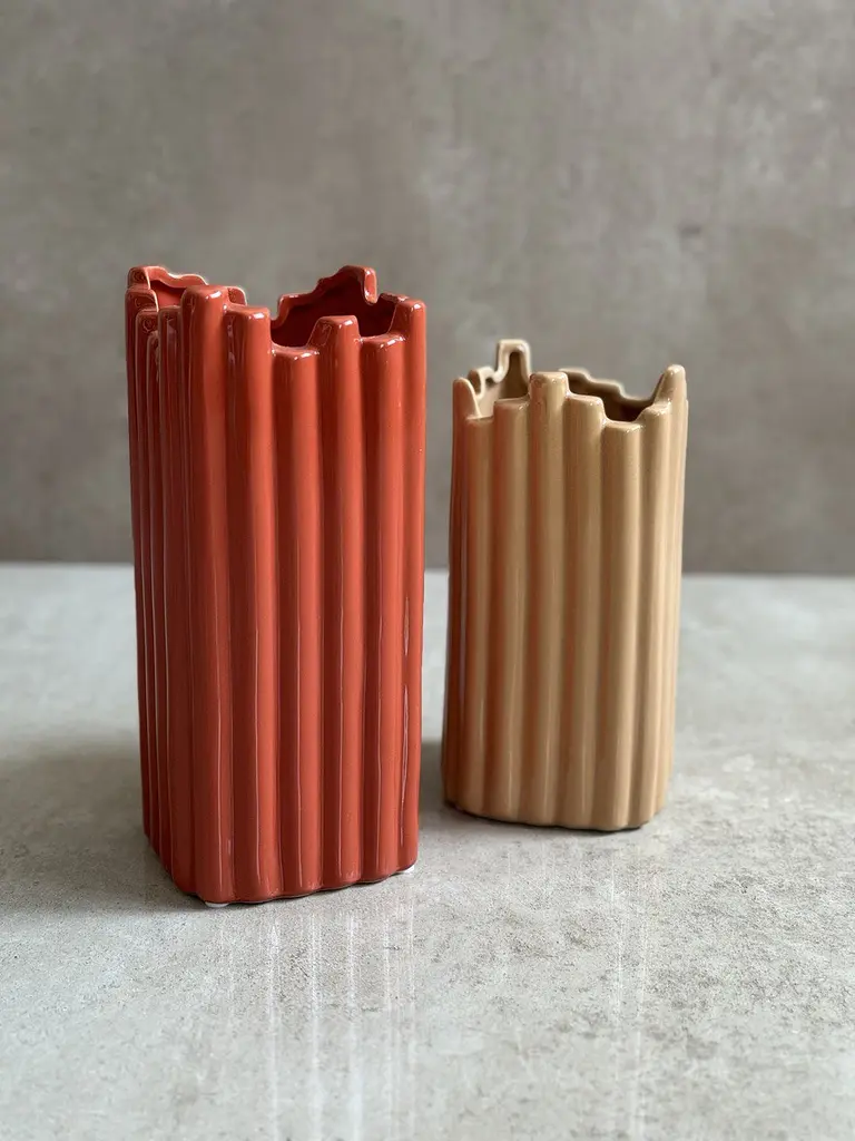 Ваза Amadeus коричневая 21 см (165078) - фото 2