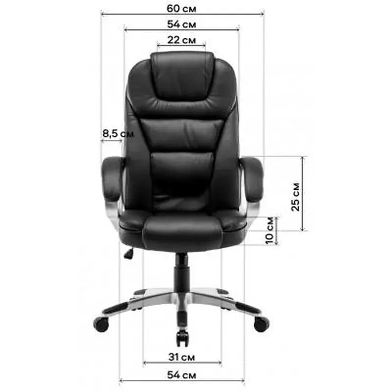 Офісне крісло GT Racer X-2852 Classic Black - фото 7