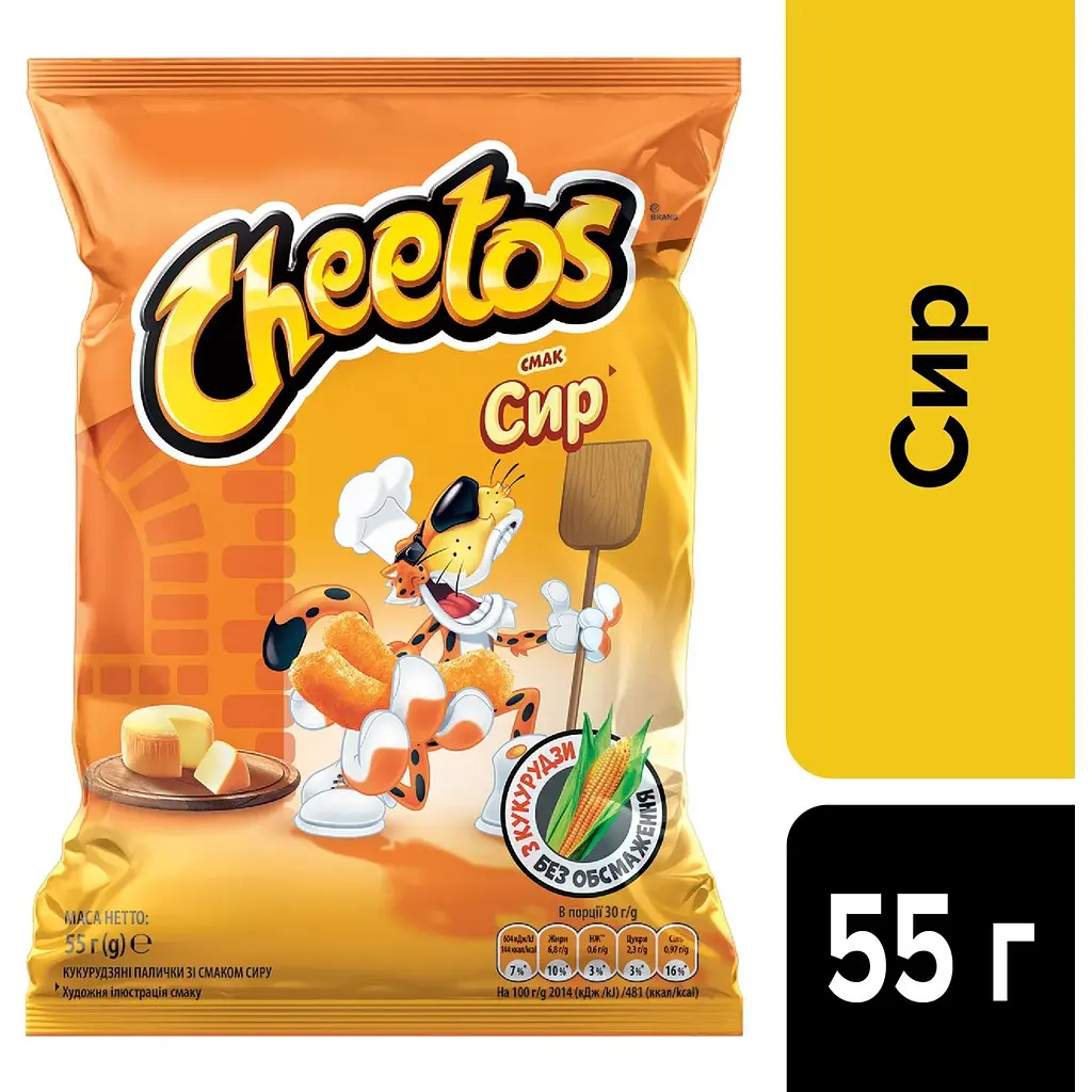 Палочки кукурузные Cheetos со вкусом сыра 55 г (857713) - фото 2