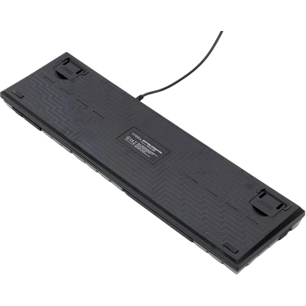 Клавіатура Vinga KBGM-090 LED Blue Switch Grey/Black (KBGM-090BL) [160690] - фото 4