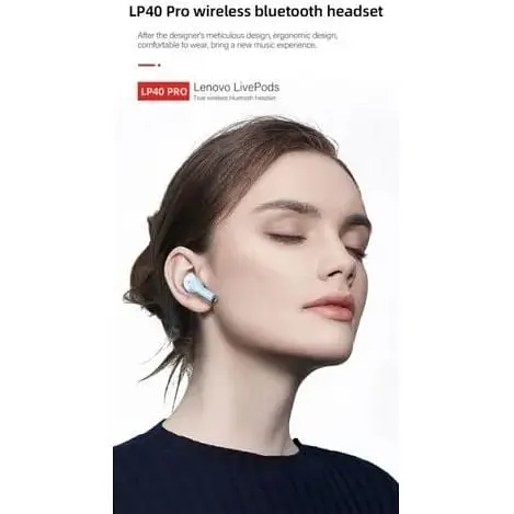 Бездротові навушники Lenovo Thinkplus Live LP40 Pro білі - фото 7