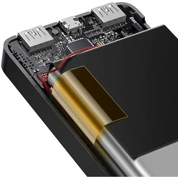 Внешний аккумулятор Baseus Bipow Digital Display 10000mAh 15w (black) - фото 4