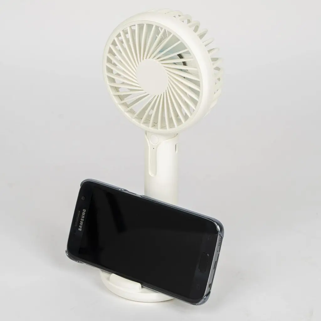 Вентилятор портативный аккумуляторный Bo-Camp Portable Fan With Holder White - фото 4