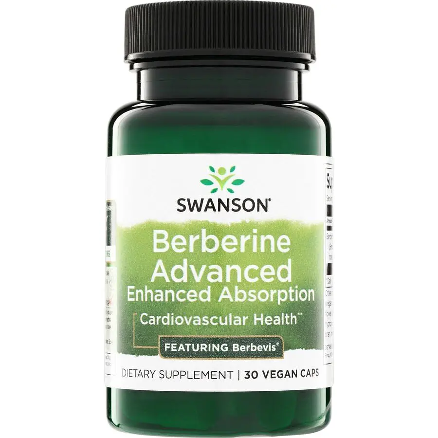 Берберин Swanson Berberine Advanced, 30 вегакапсул