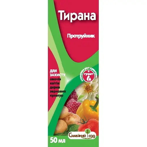 Протруйник Тирана к.с. 50 мл, Сімейний Сад