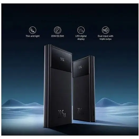 Зовнішній акумулятор Baseus Star-Lord Digital Display 30 W 10000 mAh P10022907113-00 - фото 6