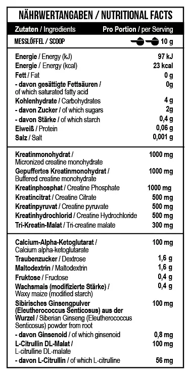 Комплекс Креатин MST Nutritionів 7в1 Creatine Kick - 500 г - фото 3
