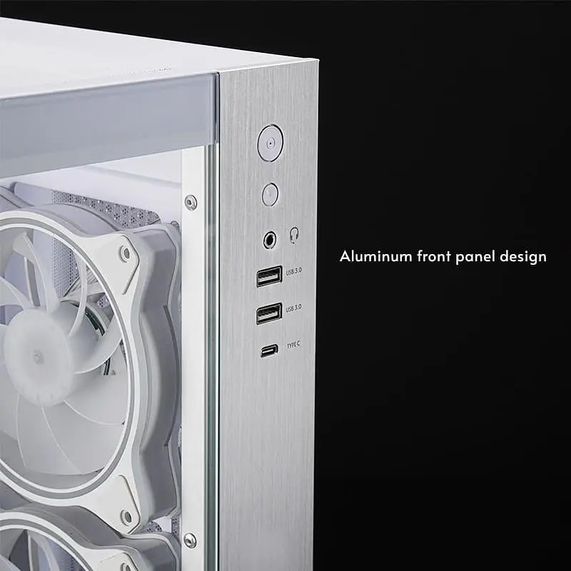 Корпус Chieftec VISIO GM-30W-TG-OP белого цвета без блока питания (GM-30W-TG-OP) - фото 10