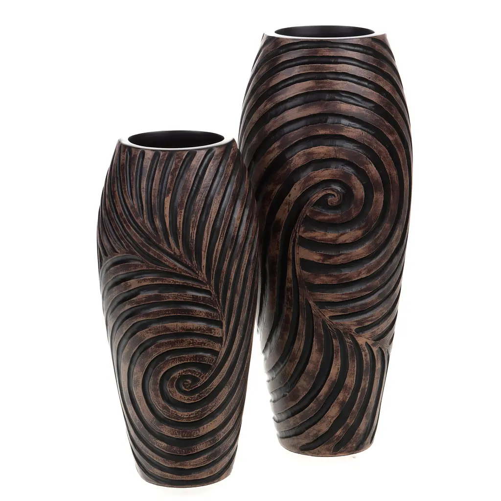 Ваза Amadeus коричневая 50 см (162955) - фото 3