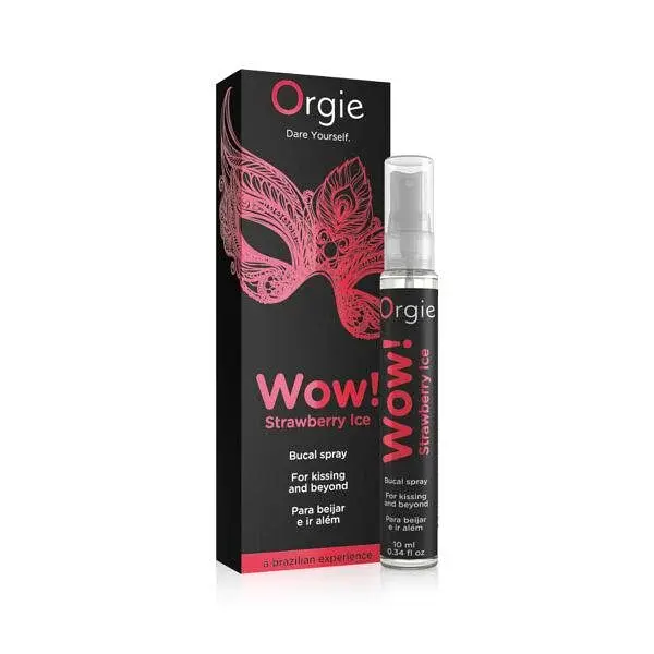 Спрей Orgie WOW! STRAWBERRY ICE - для орального сексу, 10 мл