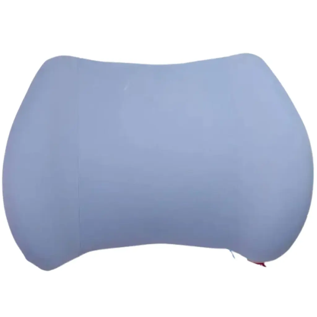 Подушка для попереку Yiwu Minimal Memory Foam 37х28х10 см матовий трикотаж блакитний - фото 3