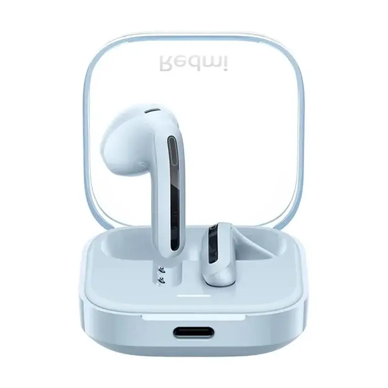 Навушники Xiaomi Redmi Buds 6 Active (BHR8394GL) Transparent Blue - фото 4