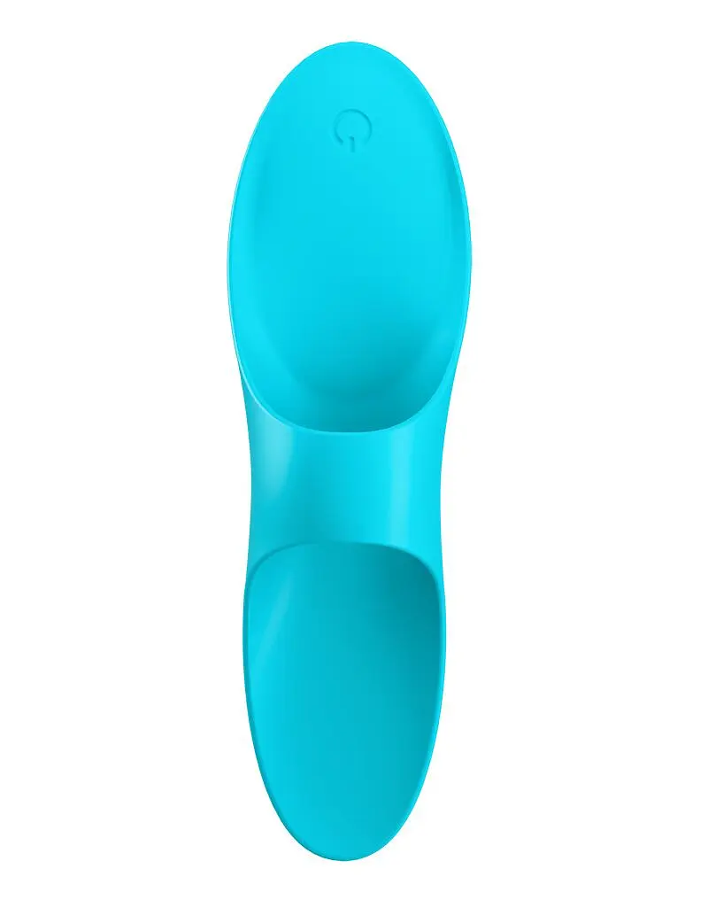 Вібратор на палець Satisfyer Teaser Light Blue - фото 4