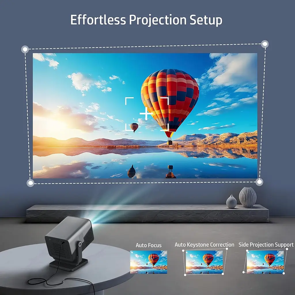 HP Проєктор HP MC475 FHD, 200 lm, LED, 0.8, WiFi, Smart - фото 7