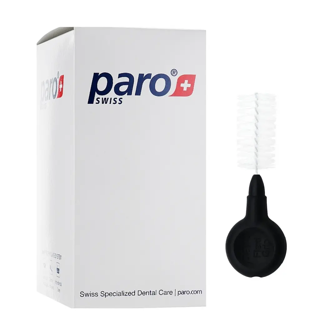 Міжзубні щітки Paro flexi grip xx-великі, Ø 11.5 мм, чорні, 48 шт