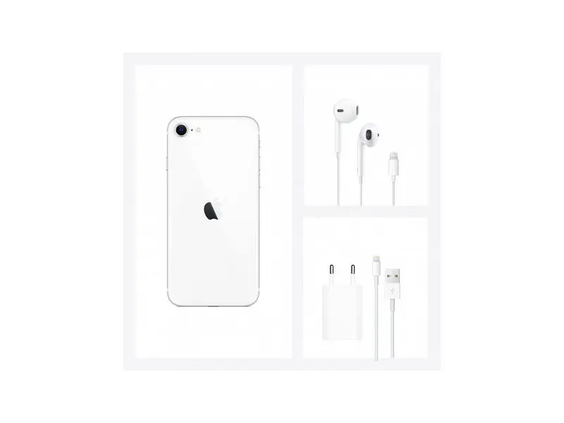 Смартфон Apple IPhone SE 2020 256GB White (MXVU2/MXVQ2) - фото 3