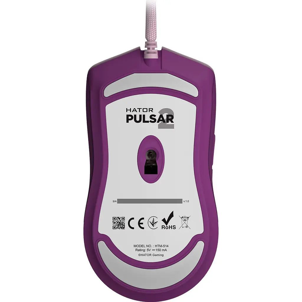 Миша Hator Pulsar 2 USB Lilac [HTM-514] [104823] - фото 5