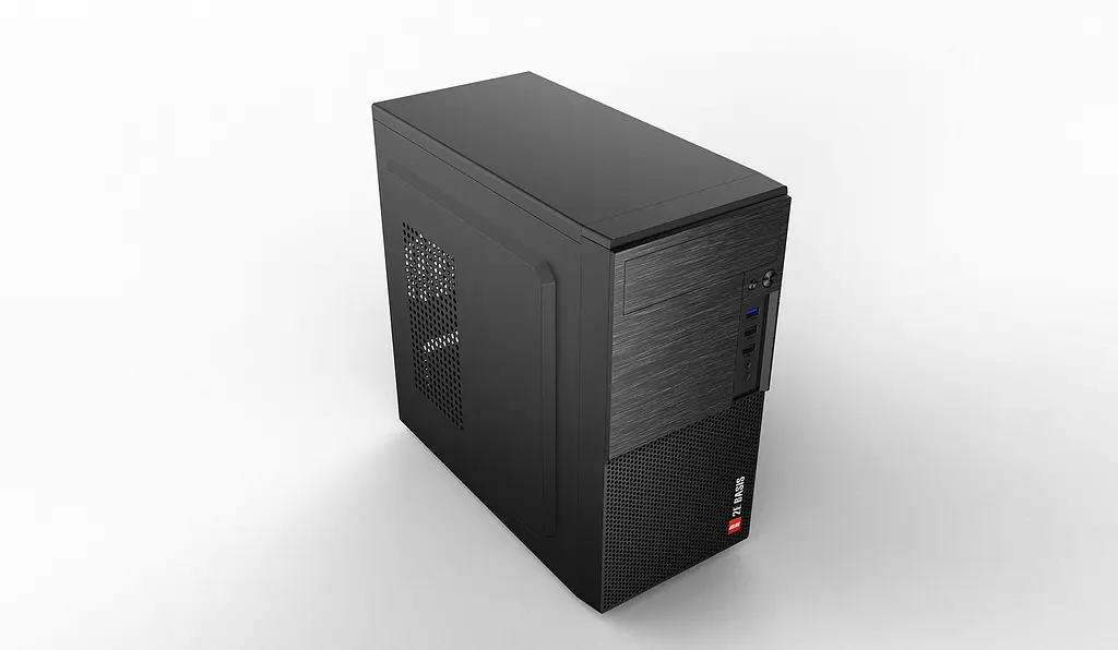 2E Корпус Basis RD860-3U без БП, 1xUSB3.0, 2xUSB2.0, VGA 320мм, mATX, чорний - фото 4