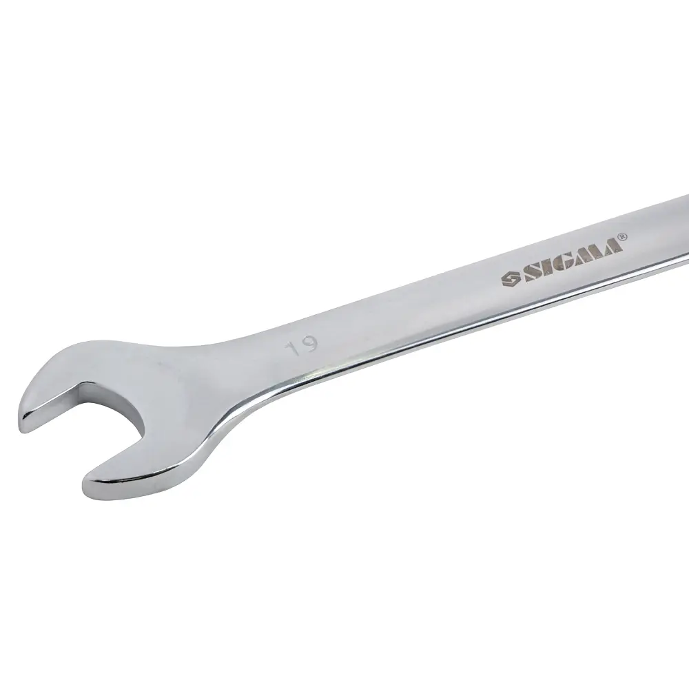 Ключі ріжково-накидні Sigma 8 шт 6-19 мм CrV polished (TR6010421) - фото 3