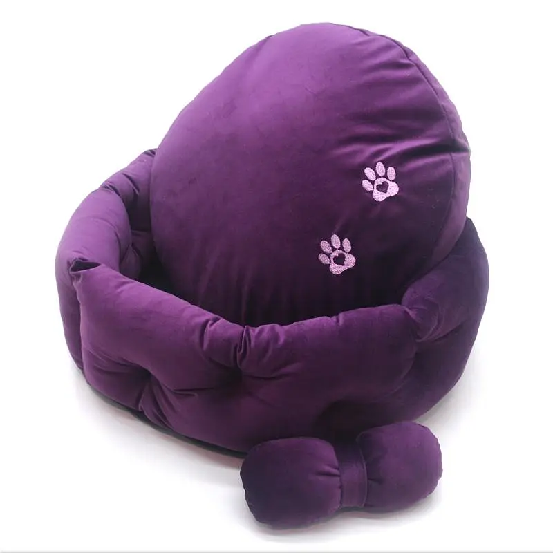 Лежак для собак и кошек Zoo-hunt Сэм фиолетовый №1 43х13 см - фото 3
